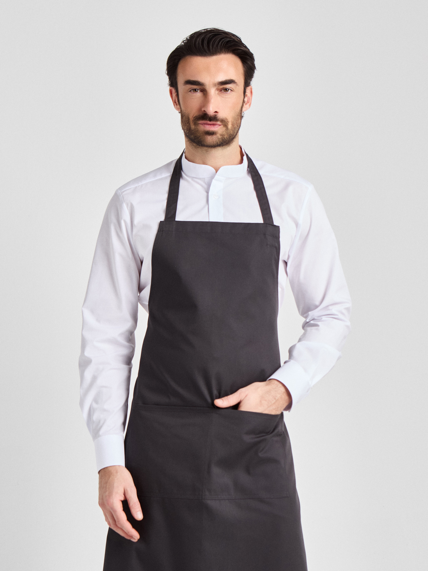 Latzschürze  Verona Classic Bag 110 x 75 - raven